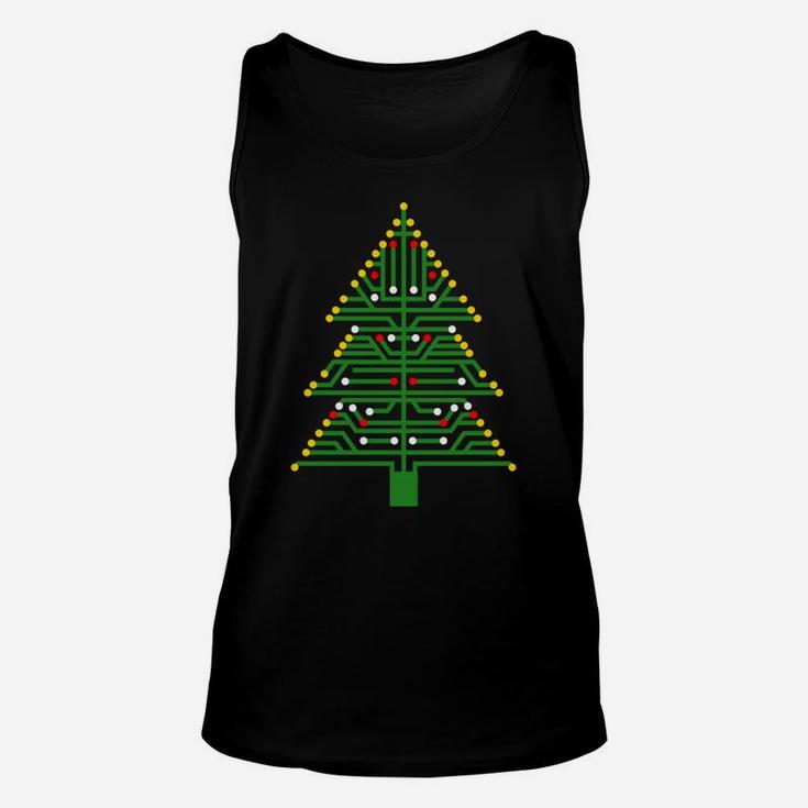 Tachy Electric Tree Funny Engineer Christmas Gift Unisex Tank Top
