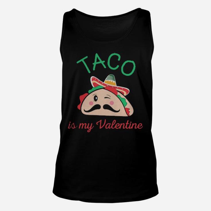 Taco Est Ma Valentine Hannas Design Unisex Tank Top