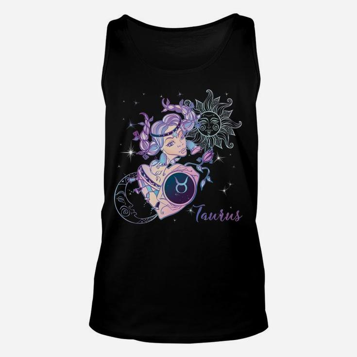 Taurus Zodiac Sign Woman | Taurus Horoscope Astrology Sweatshirt Unisex Tank Top