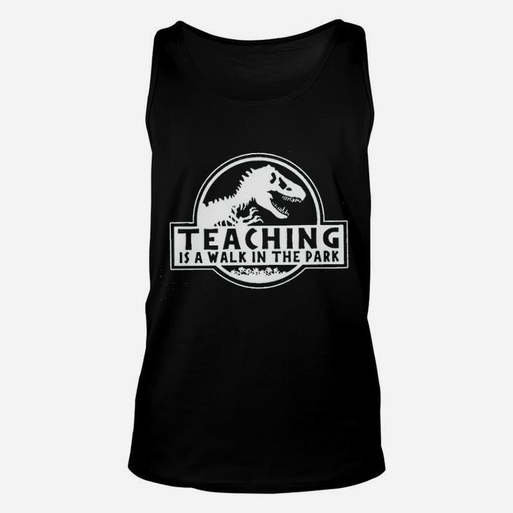 Teaching Is A Walk In The Park Unisex Tank Top