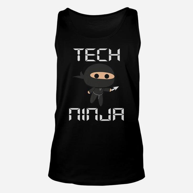 Tech Ninja Funny It Computer Techie Support Help Desk Unisex Tank Top