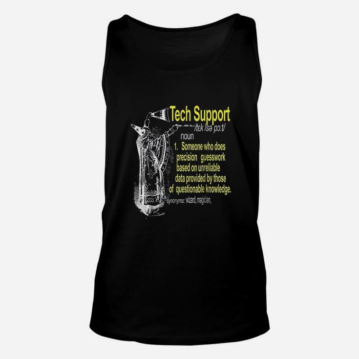 Tech Support Definition Unisex Tank Top