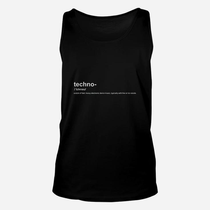 Techno Meaning Definition Unisex Tank Top