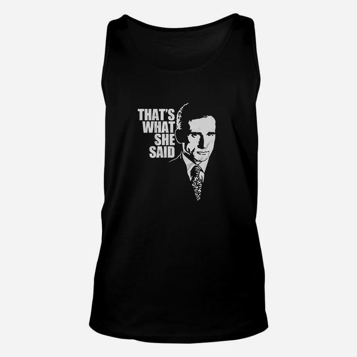 That's What She Said Unisex Tank Top