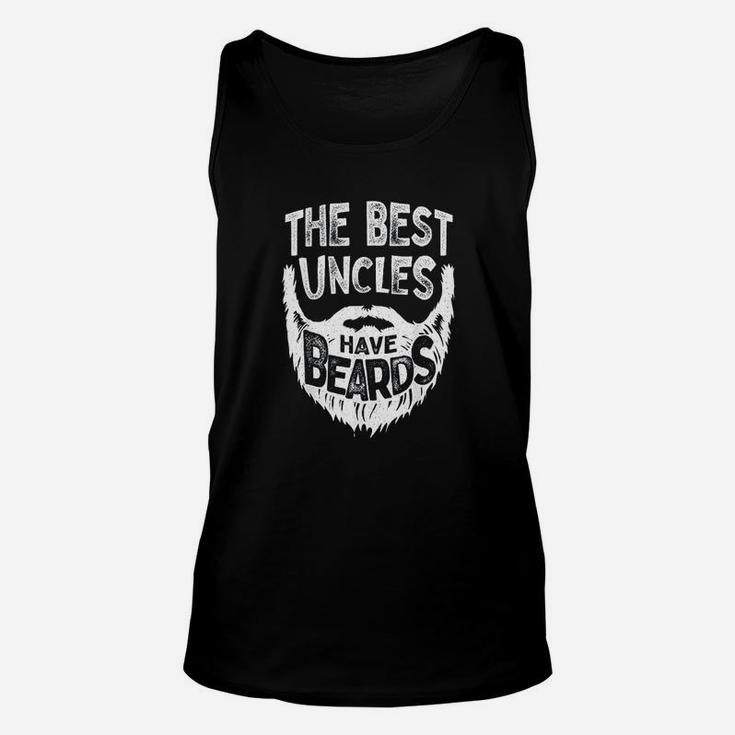 The Best Uncles Have Beards Bearded Men Fathers Day Gift Unisex Tank Top