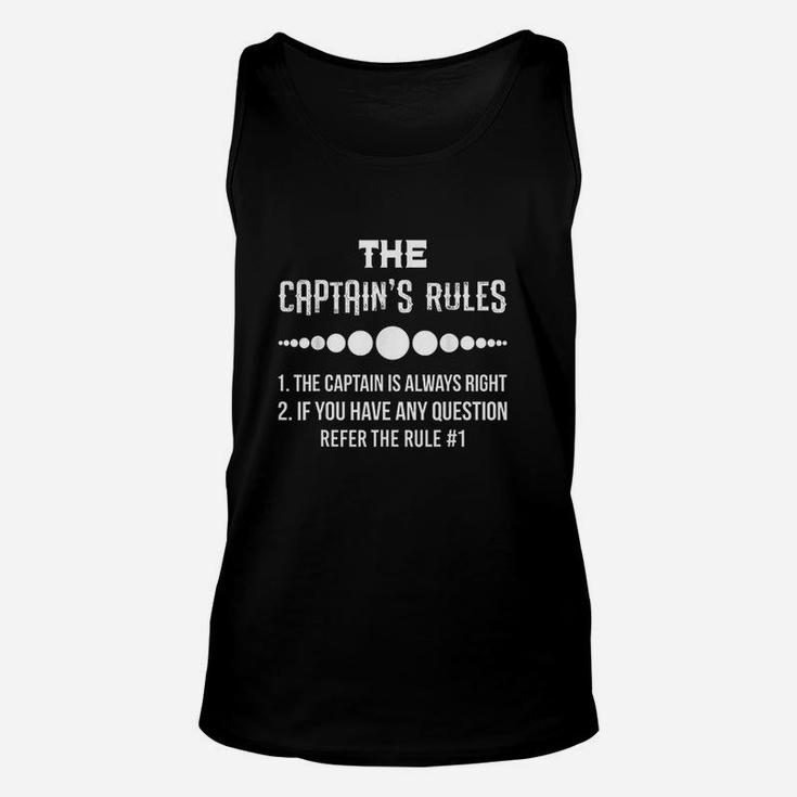 The Captains Rules Unisex Tank Top