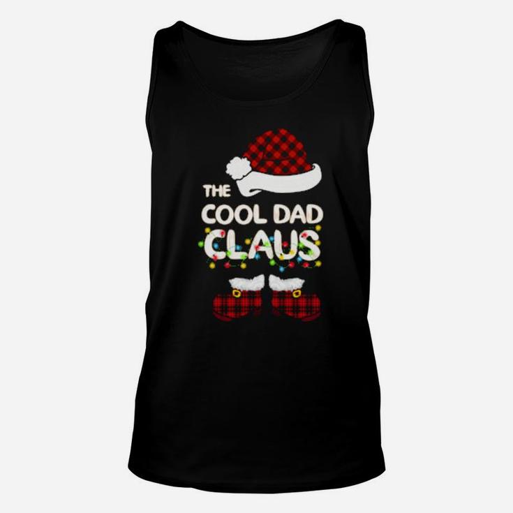 The Cool Dad Claus Light Matching Family Xmas Unisex Tank Top