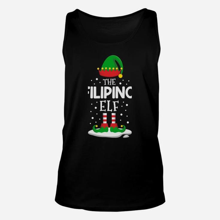 The Filipino Elf Christmas Family Matching Costume Pjs Cute Sweatshirt Unisex Tank Top