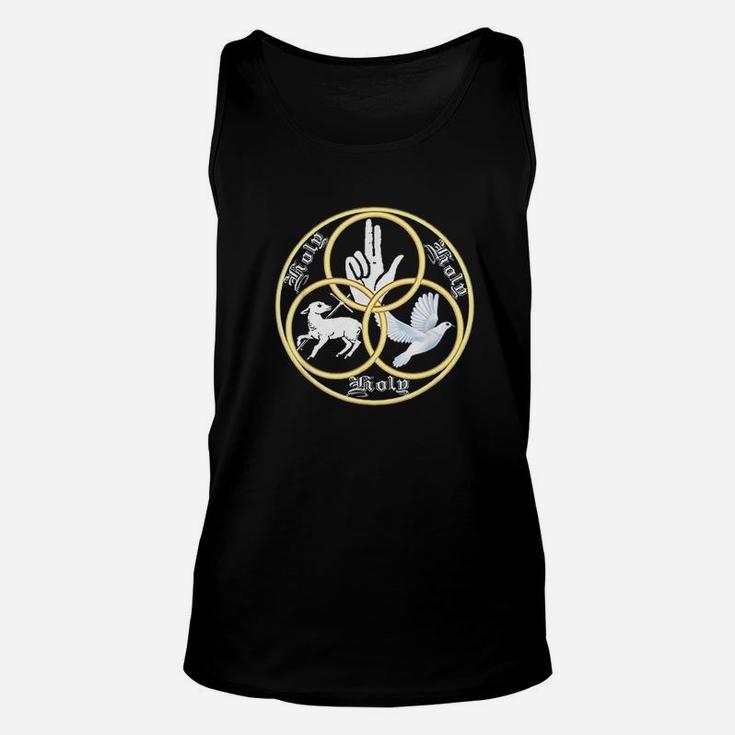 The Holy Holy Holy Christian Unisex Tank Top