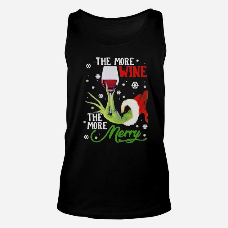 The More Wine The More Merry Unisex Tank Top