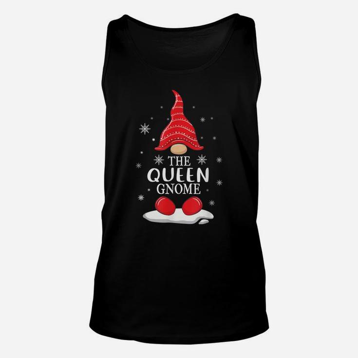The Queen Gnome Matching Family Christmas Pajamas Costume Unisex Tank Top