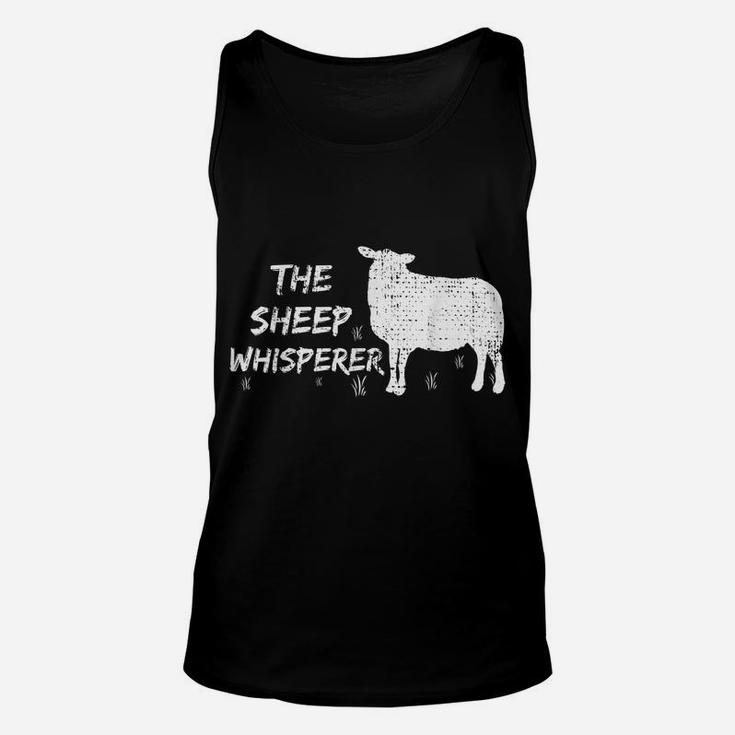 The Sheep Whisperer Tshirt Farmer Gift Animal Vintage Shirt Unisex Tank Top