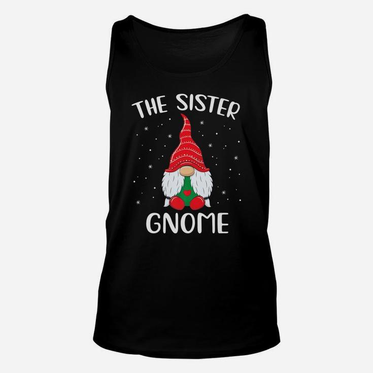The Sister Gnome Matching Family Pajama Funny Christmas Unisex Tank Top