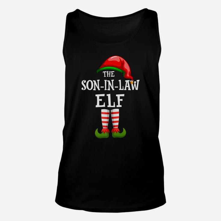 The Son-In-Law Elf Family Matching Xmas Group Gifts Pajama Unisex Tank Top