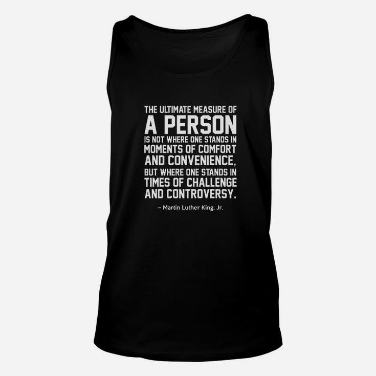 The Ultimate Measure Of A Man Unisex Tank Top