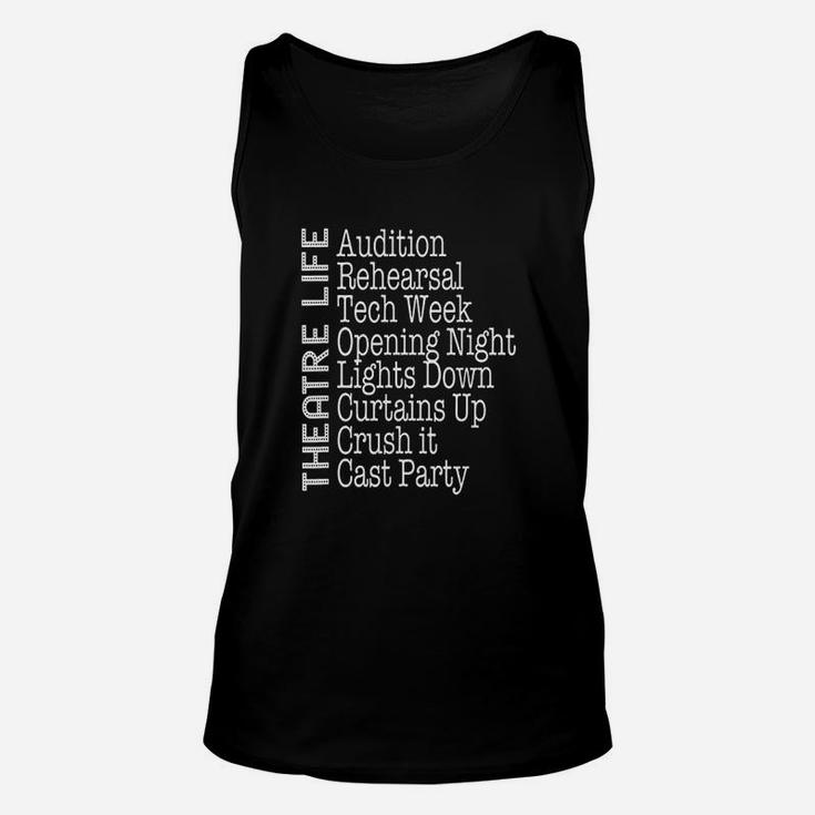 Theatre Gift Broadway Actor Musical Lover Acting Unisex Tank Top