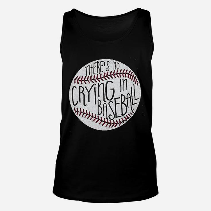 There Is No Crying In Baseball Unisex Tank Top