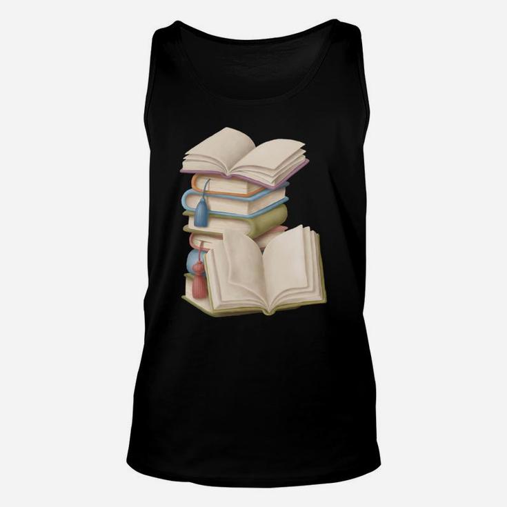 There Is No Such Thing As To Many Books | Reading Book Lover Sweatshirt Unisex Tank Top