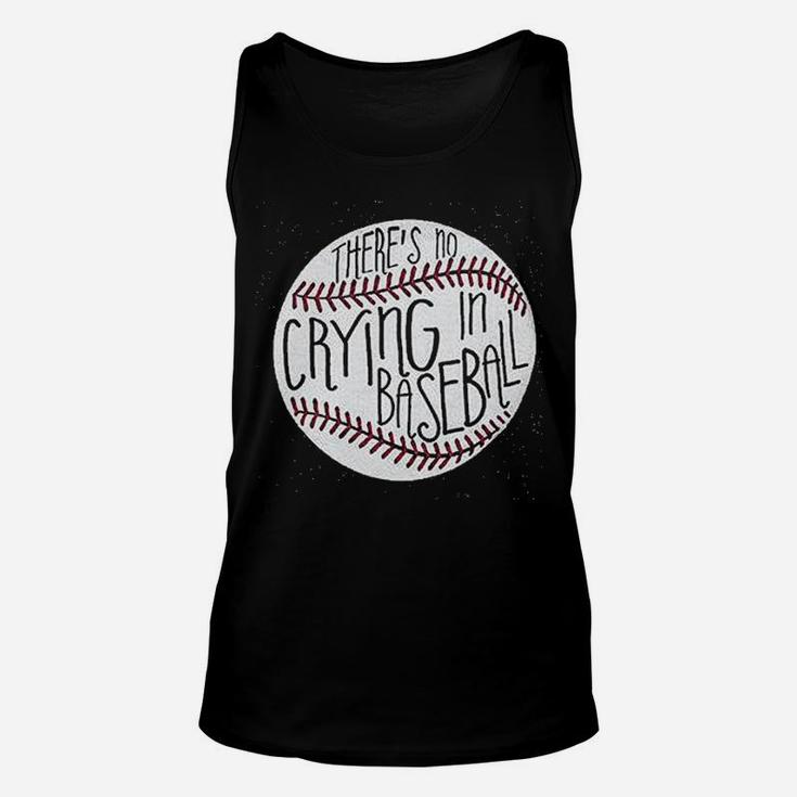 Theres No Crying In Baseball Unisex Tank Top