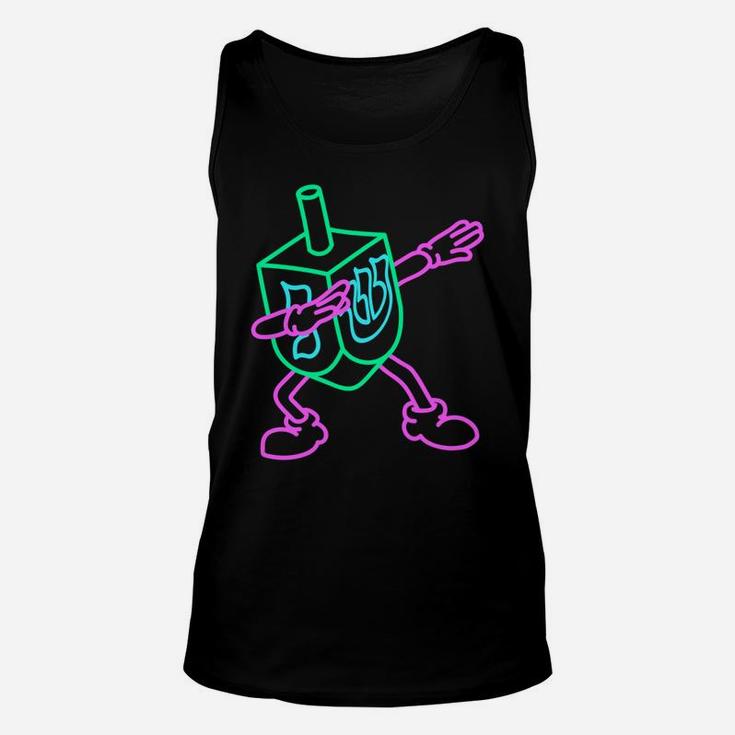 This Is How I Roll Dabbing Dreidel Costume Chanukah Game Unisex Tank Top