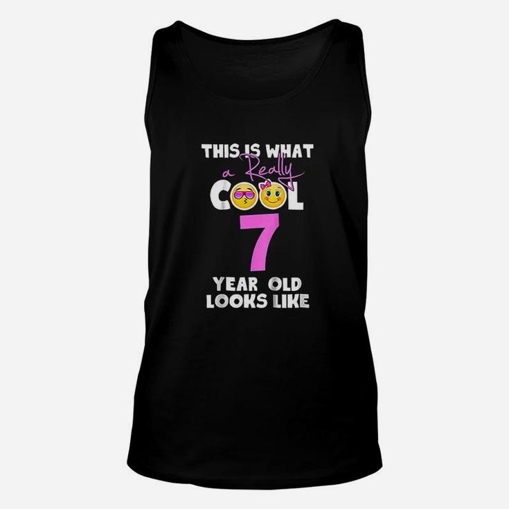 This Is What Really Cool 7 Year Old Looks Like Unisex Tank Top