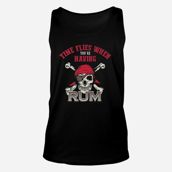 Time Flies When You Are Having Rum Unisex Tank Top