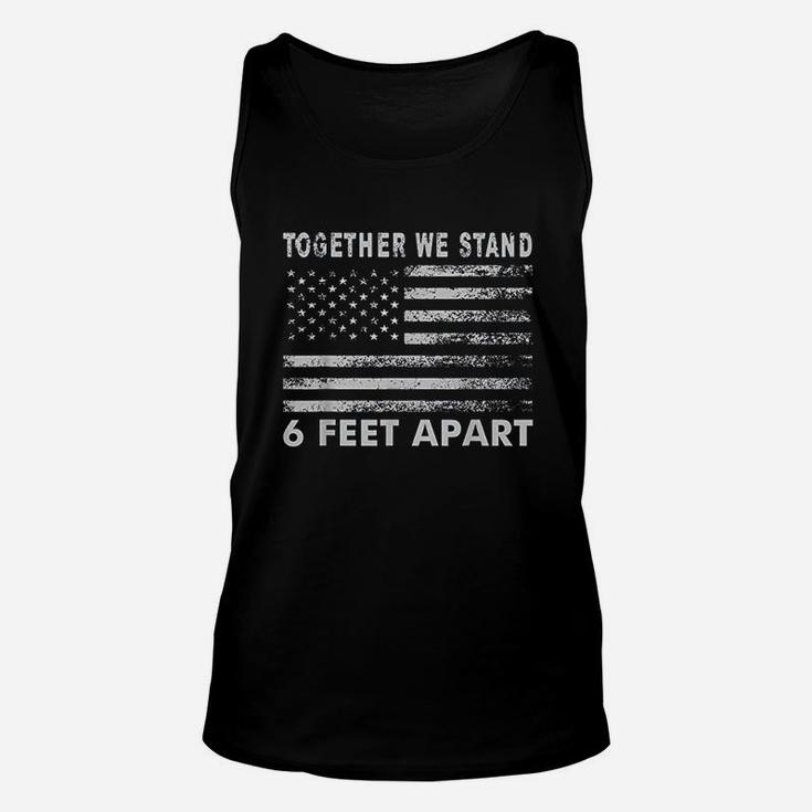 Together We Stand 6 Feet Apart Unisex Tank Top