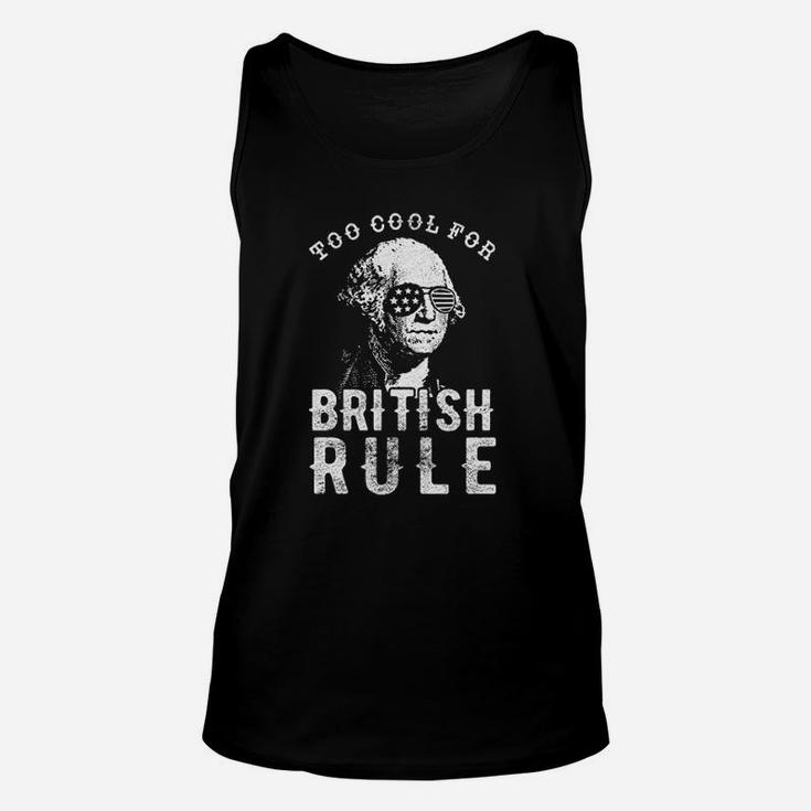 Too Cool For British Rule Unisex Tank Top
