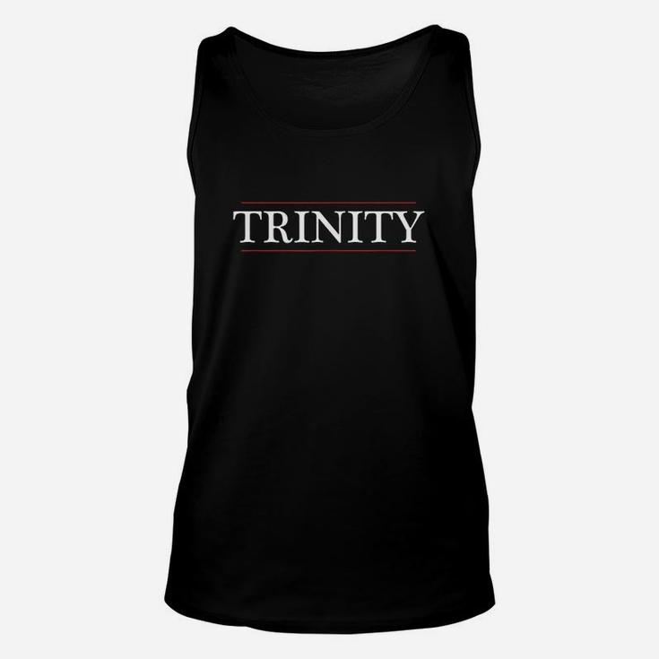 Top That Says  Triniton It  Holy Unisex Tank Top