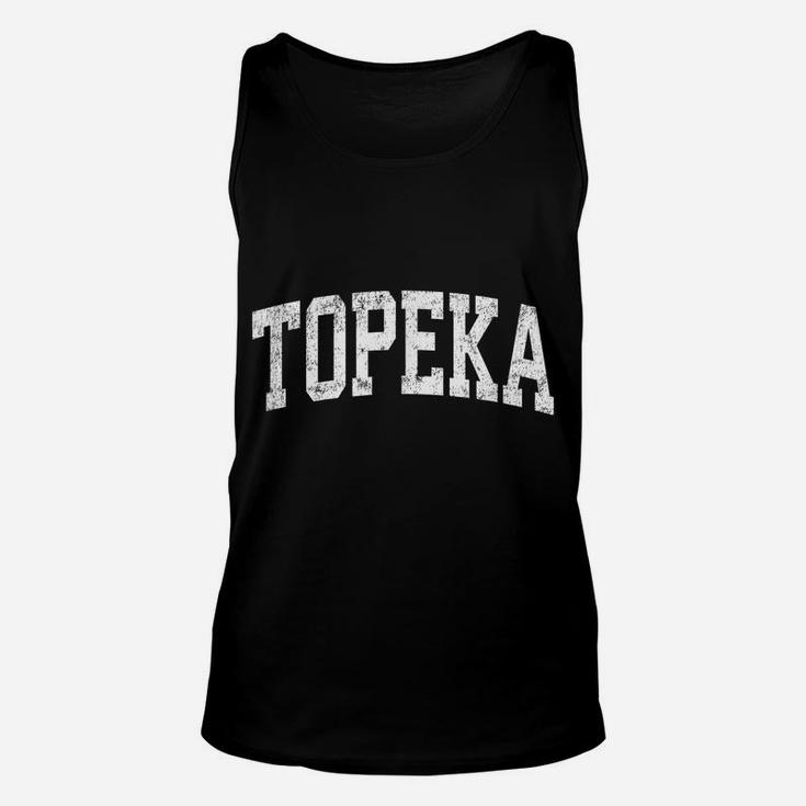 Topeka Kansas Ks Vintage Athletic Sports Design Unisex Tank Top