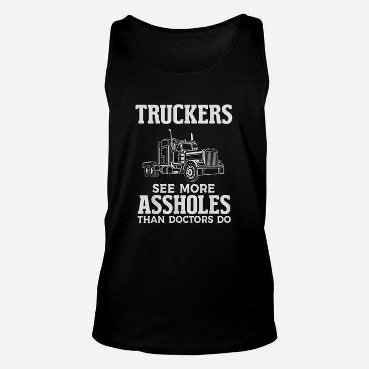 Trucker Truck Driver Trucking Unisex Tank Top