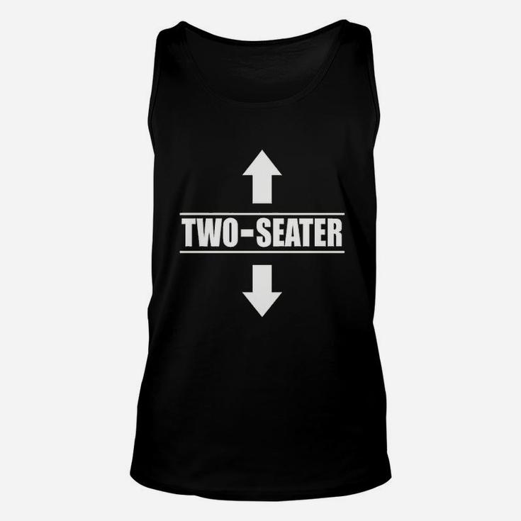 Two Seater Funny Unisex Tank Top