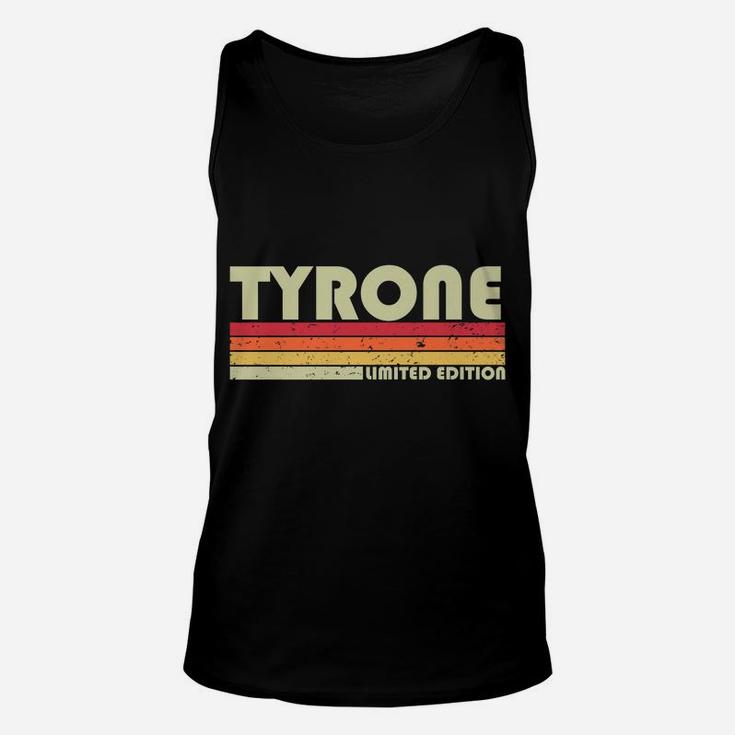 Tyrone Gift Name Personalized Funny Retro Vintage Birthday Unisex Tank Top