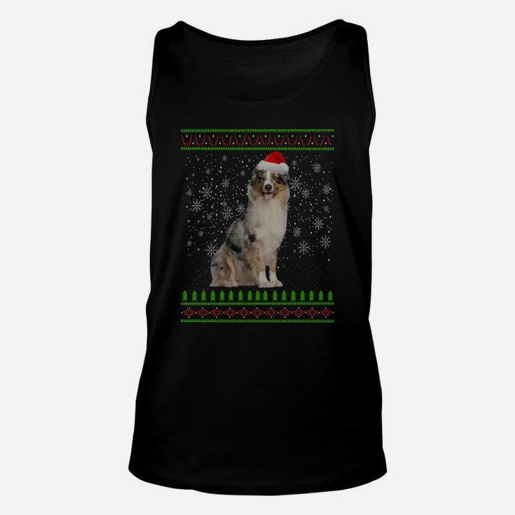 Ugly Christmas Aussie Dog Xmas Merry Christmas Gifts Sweatshirt Unisex Tank Top