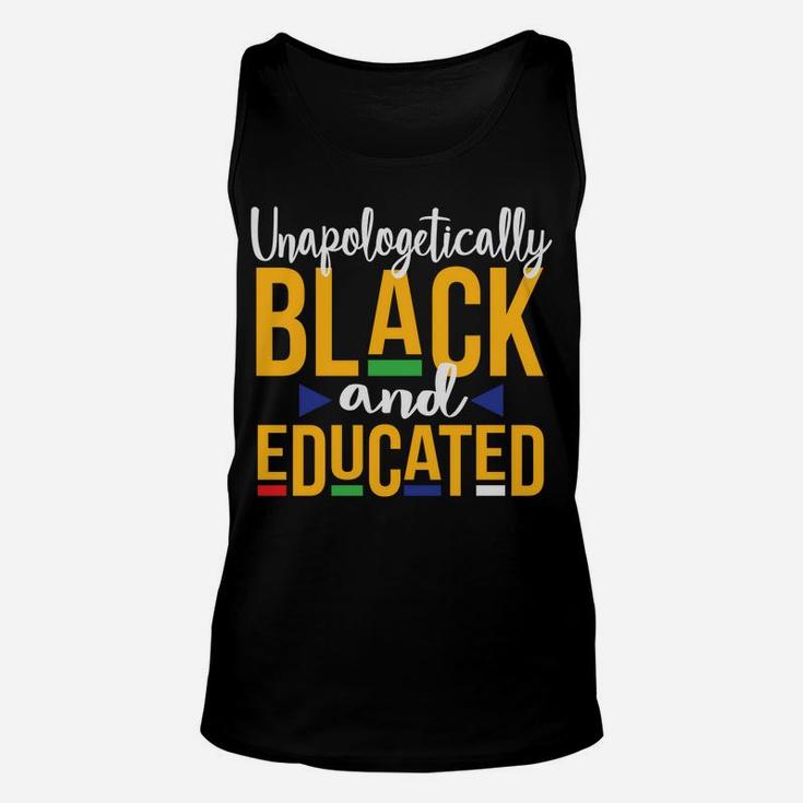 Unapologetically Black Educated Dop E Melanin Christmas Gift Unisex Tank Top
