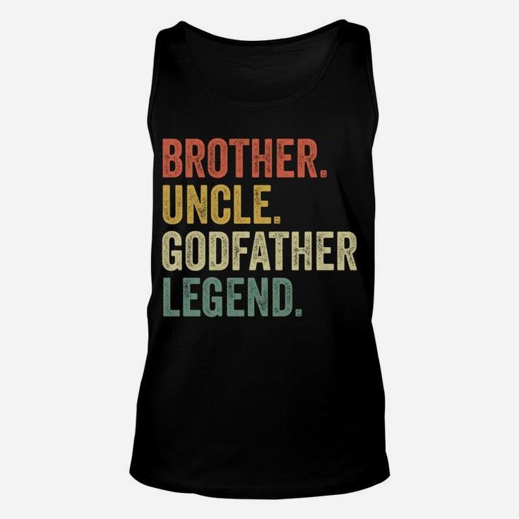 Uncle Godfather Shirt Christmas Gifts From Godchild Funny Unisex Tank Top