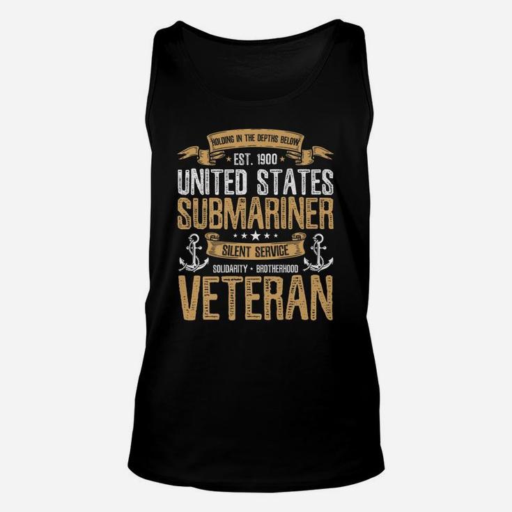 United States Of America Submariner Veteran Unisex Tank Top