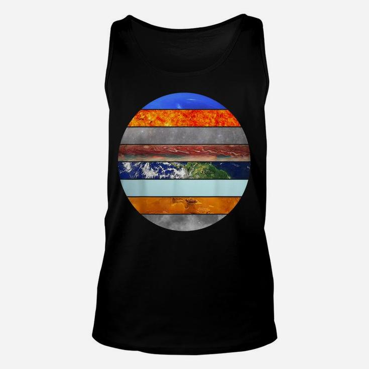 Universe All Planets Solar System Cosmology Astronomy Gift Unisex Tank Top
