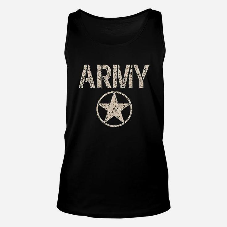 Us Army Star With Flag Unisex Tank Top