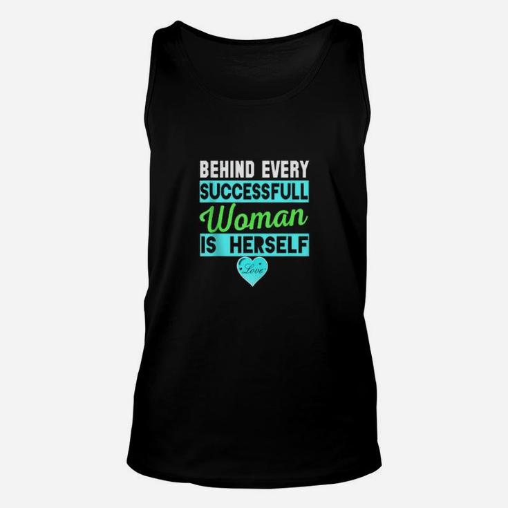 Valentines Day Behind Every Successful Unisex Tank Top