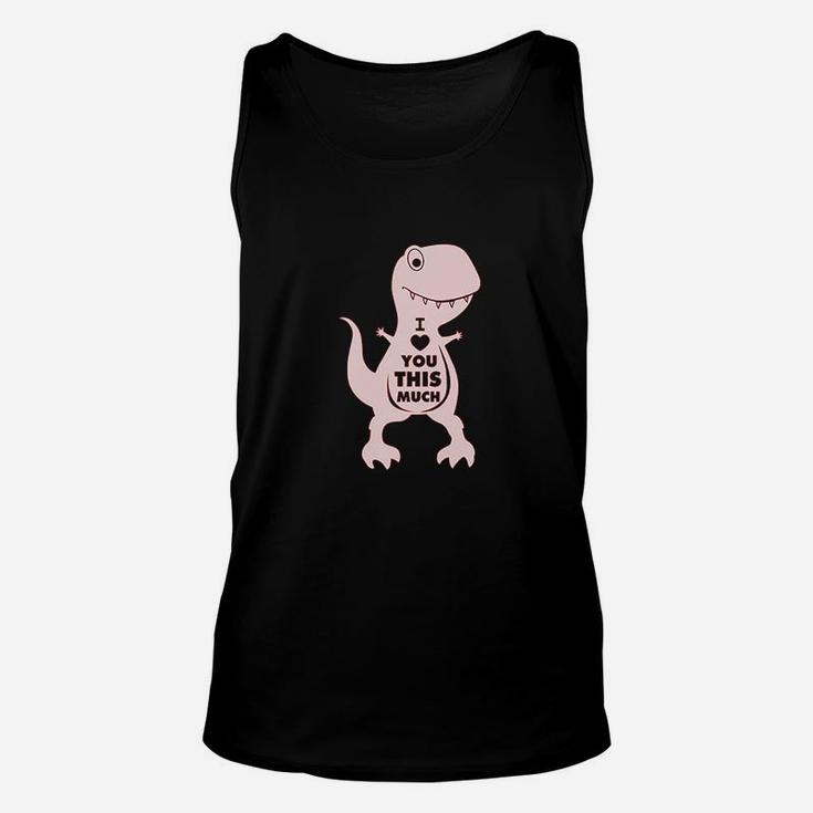 Valentines Day Outfit I Love You This Much Unisex Tank Top