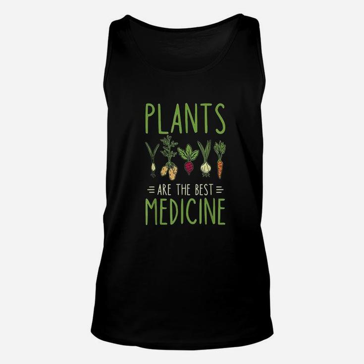 Vegan Plants Are The Best Medicine Plant Based Powered Unisex Tank Top