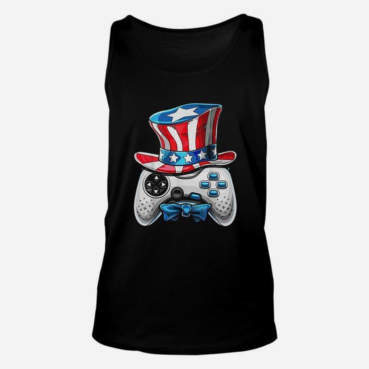 Video Game American Flag Unisex Tank Top