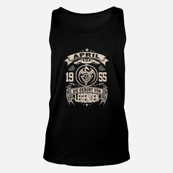 Vintage 1955 Geburtstags-Unisex TankTop Legenden Geburt, Retro Design