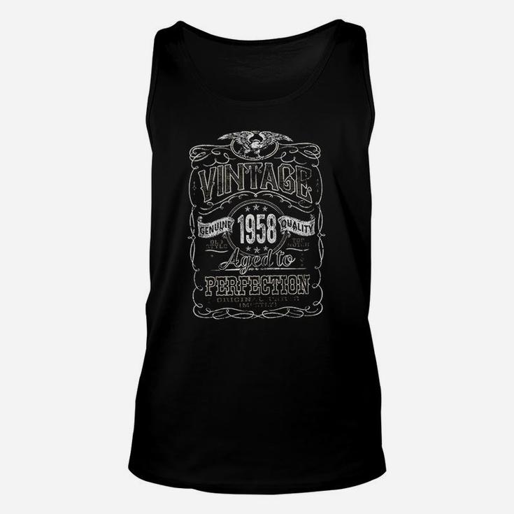 Vintage 1958 Aged To Perfection Unisex Tank Top