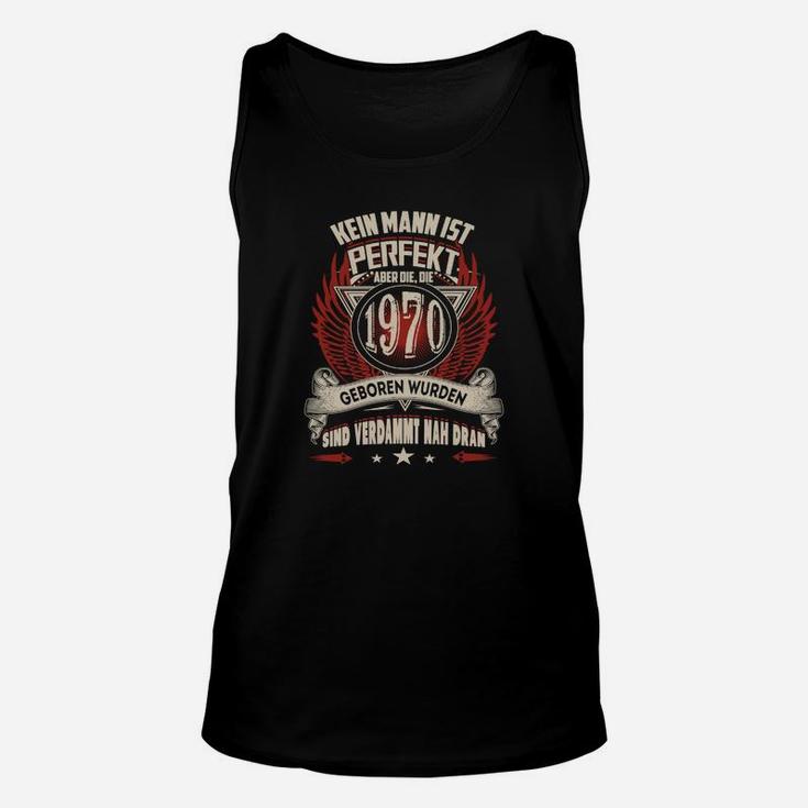 Vintage 1970 Geburtsjahr Unisex TankTop, Retro Perfektions-Design für Herren