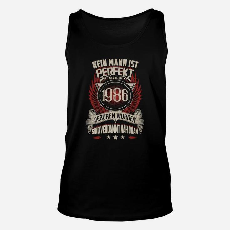 Vintage 1986 Geburtsjahr Unisex TankTop, Retro Spruch für Männer