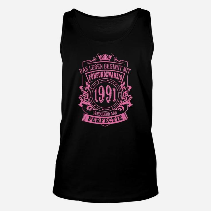 Vintage 1991 Geburtsjahr Perfektion Unisex TankTop, Retro Look Tee