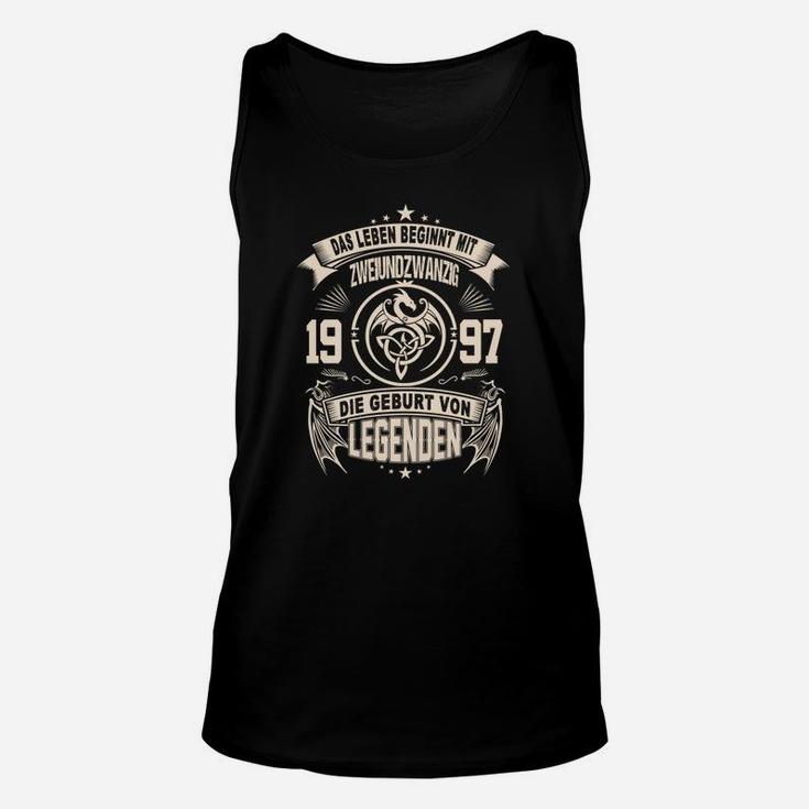 Vintage 1997 Geburtsjahr Legendäres Design Unisex TankTop für Männer