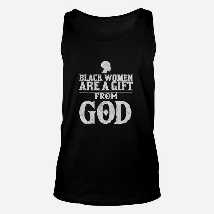 Vintage African Afro Black Are From God Unisex Tank Top